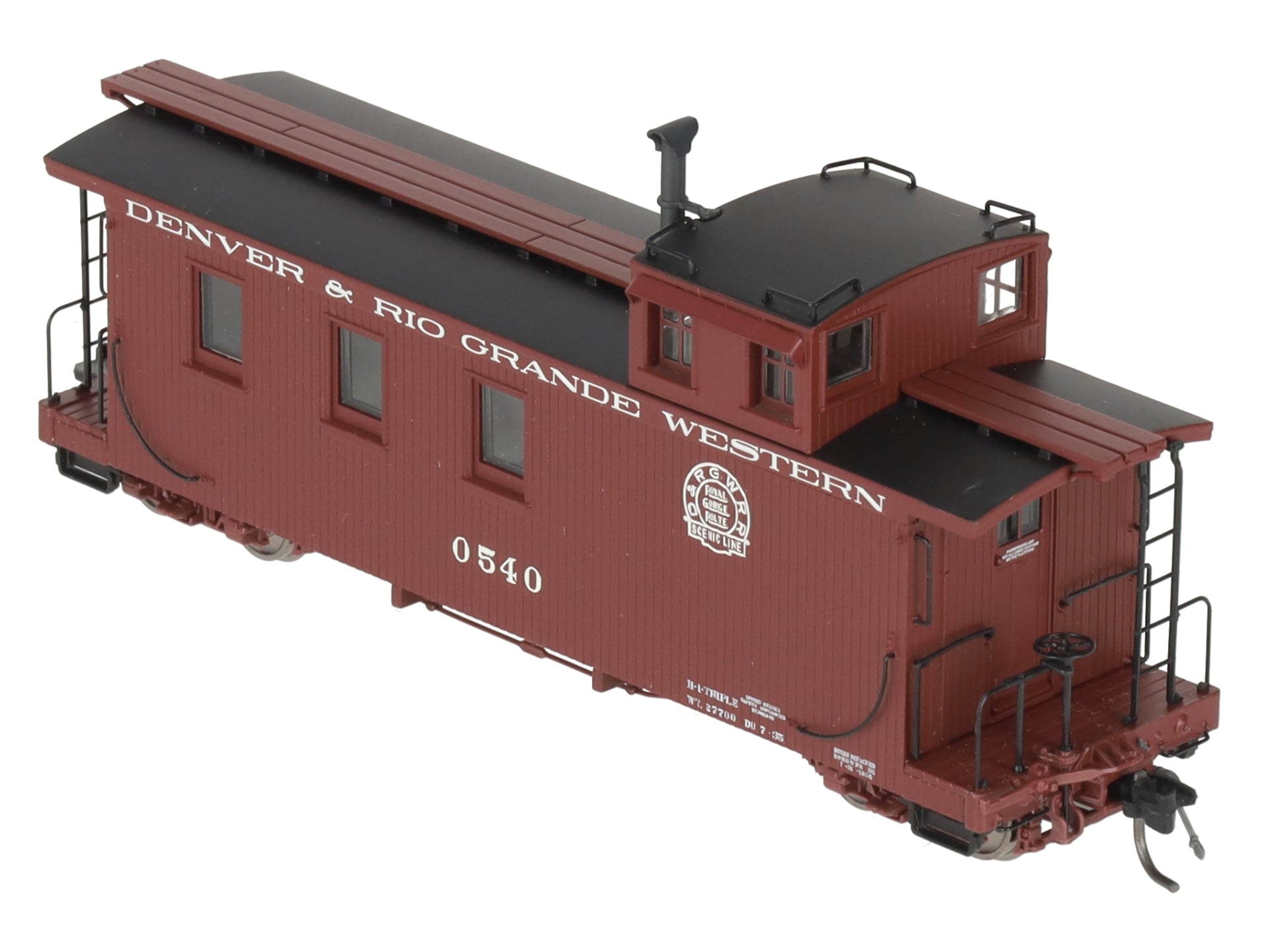 Blackstone Models 340957 HOn3 Denver & Rio Grande Western Caboose LN/Box