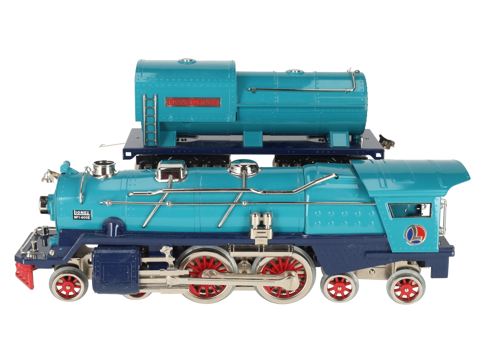 Lionel 6-13103 Standard Gauge I-400E Blue Comet Steam Locomotive and Tender EX/Box