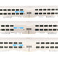 Atlas 20007055 HO Metra Bi-Level 3-Car Passenger Set #6024/#6017/#8533 EX/Box