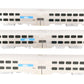 Atlas 20007055 HO Metra Bi-Level 3-Car Passenger Set #6024/#6017/#8533 EX/Box