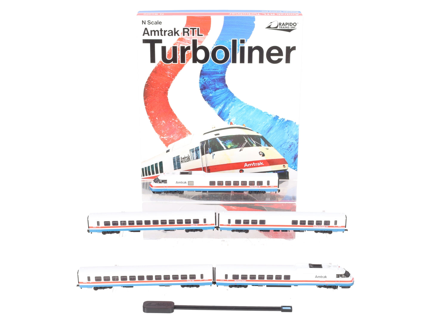 Rapido Trains 525501 N Amtrak Rohr Turboliner - ESU LokSound DCC Sound Set #1 LN/Box