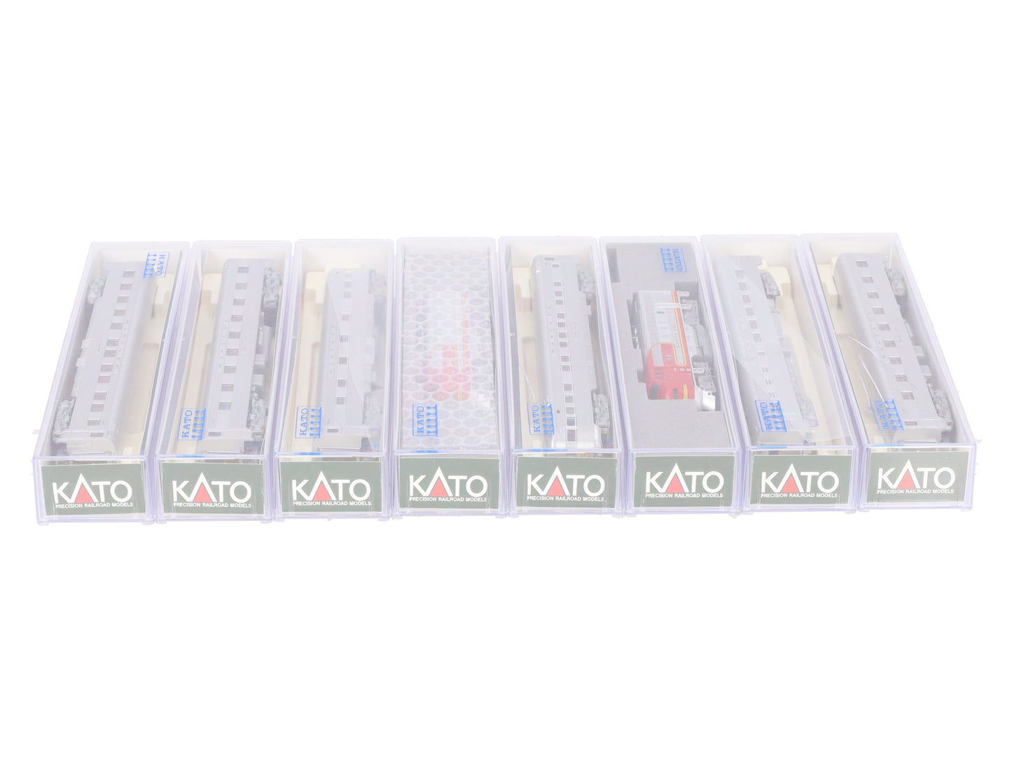 Kato N Santa Fe Super Chief AA Locomotives & Passenger Cars [8] LN