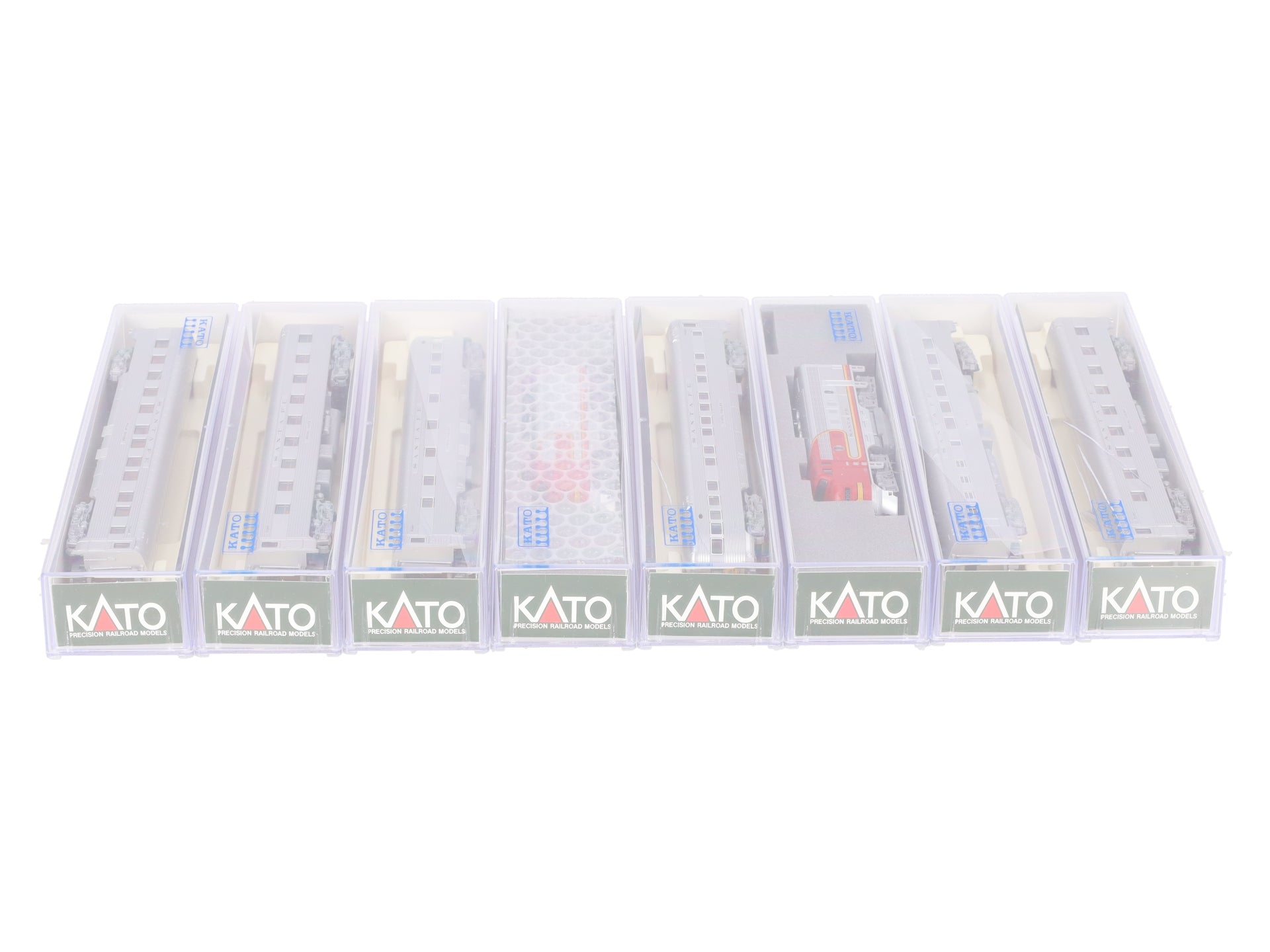 Kato N Santa Fe Super Chief AA Locomotives & Passenger Cars [8] LN