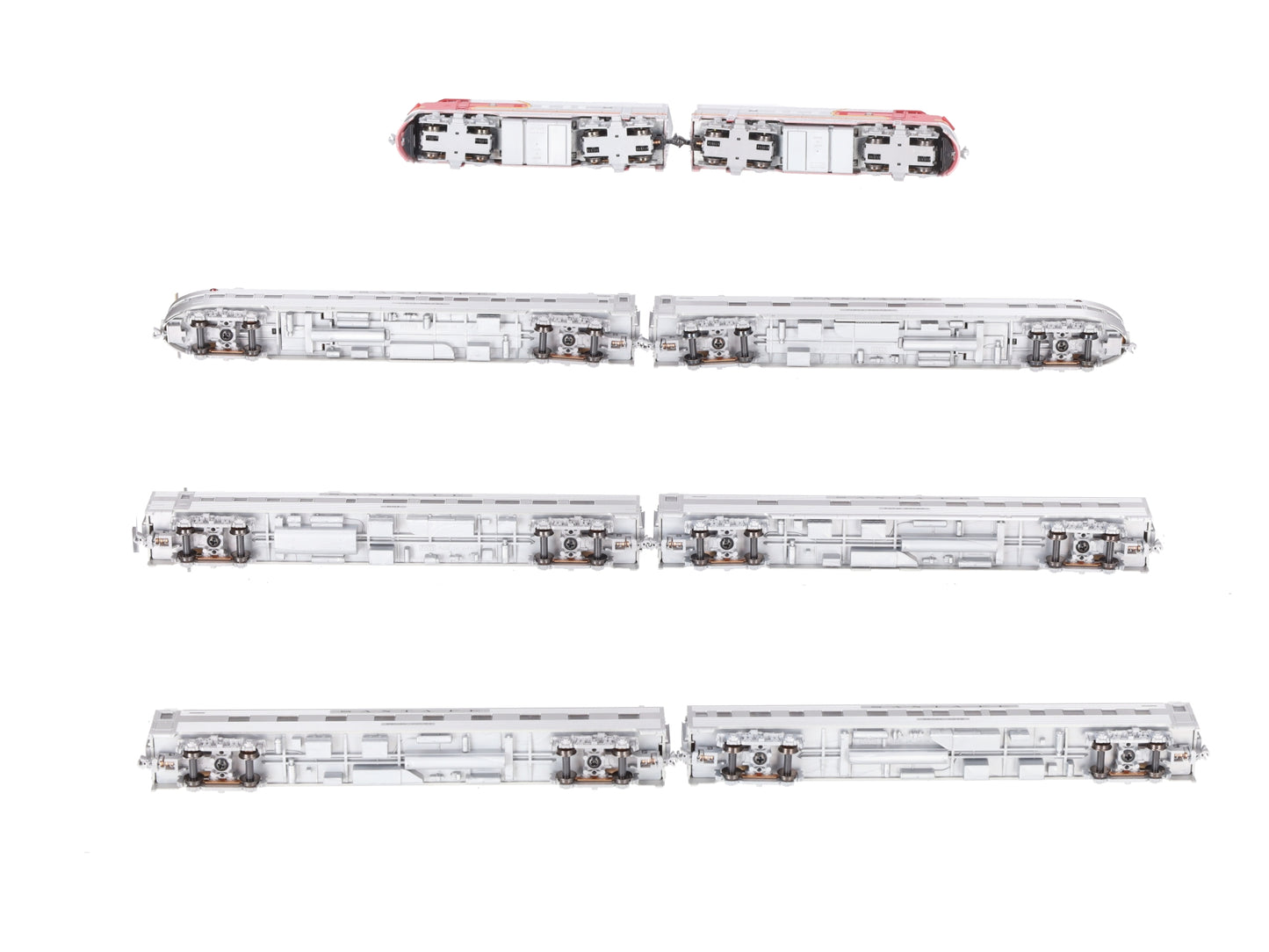 Kato N Santa Fe Super Chief AA Locomotives & Passenger Cars [8] LN