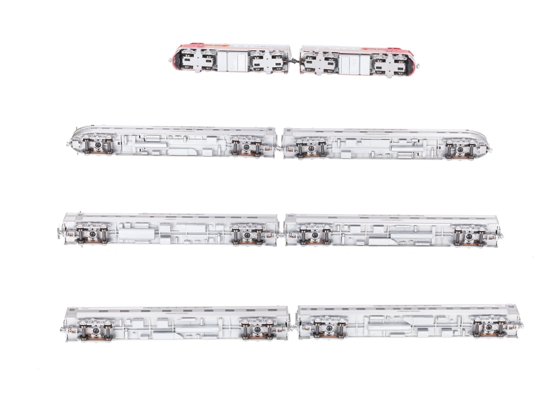 Kato N Santa Fe Super Chief AA Locomotives & Passenger Cars [8] LN