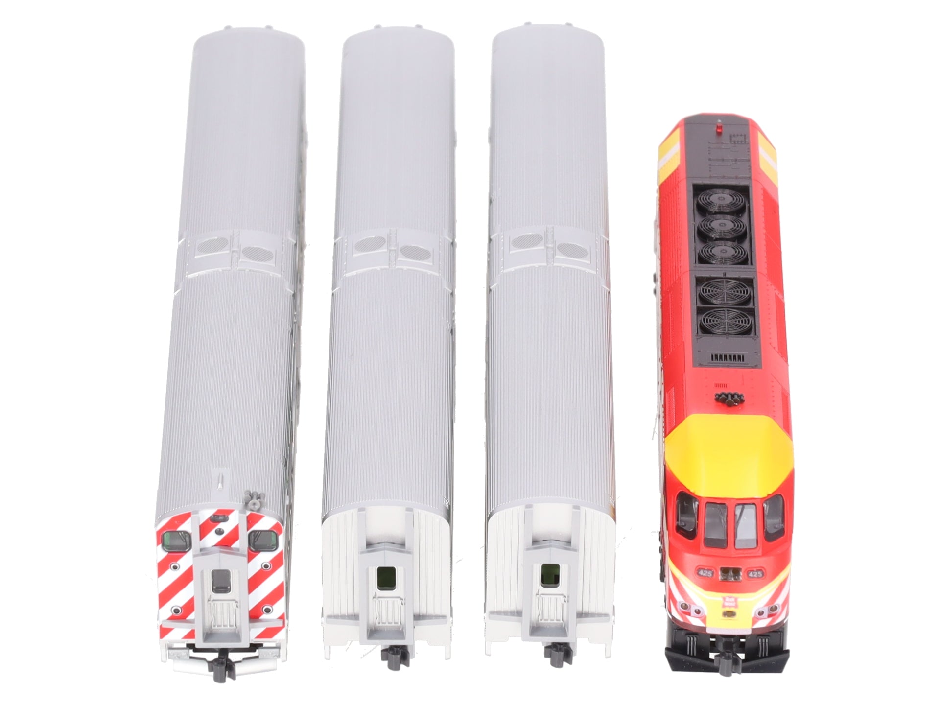 Kato 106-8701-KB2 N Rock Island Heritage Chicago Metra Bi-Level 4-Unit Set LN/Box