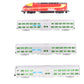 Kato 106-8701-KB2 N Rock Island Heritage Chicago Metra Bi-Level 4-Unit Set LN/Box