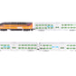 Kato 106-8701-KB1 N Milwaukee Road Heritage MP36PH & Nippon Sharyo Bi-Level Set LN/Box