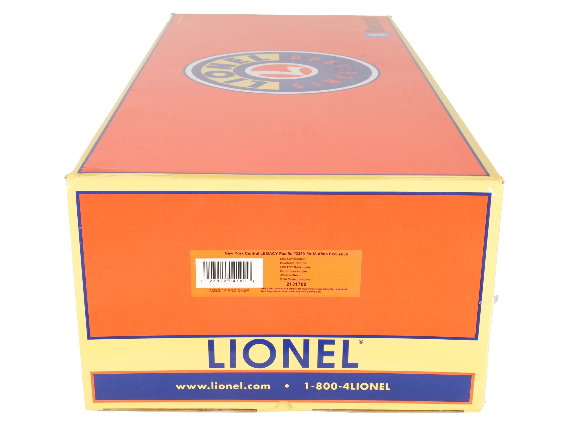 Lionel 2131700 O Gauge NewYork Central Legacy Pacific Locomotive & Tender #3330 EX/Box