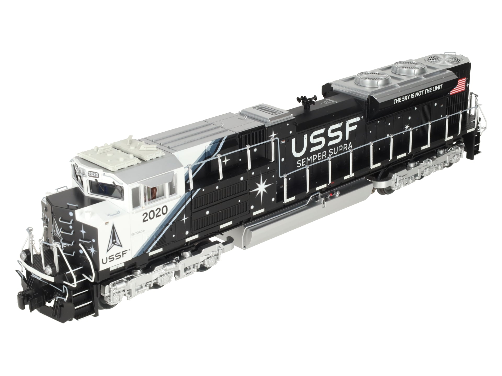 Lionel 24338 O Legacy Station United States Space Force SD70ACe Diesel EX/Box