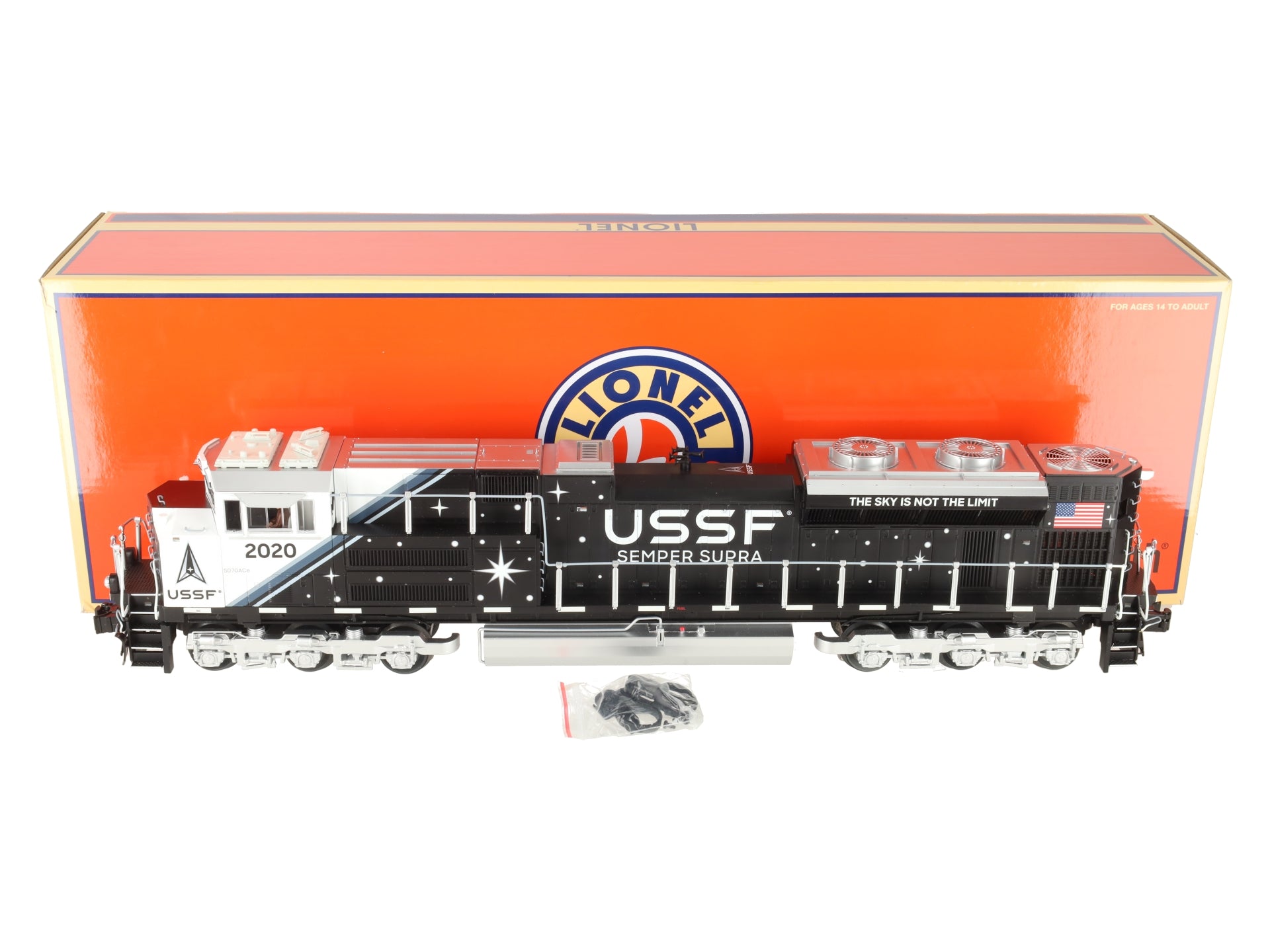 Lionel 24338 O Legacy Station United States Space Force SD70ACe Diesel EX/Box