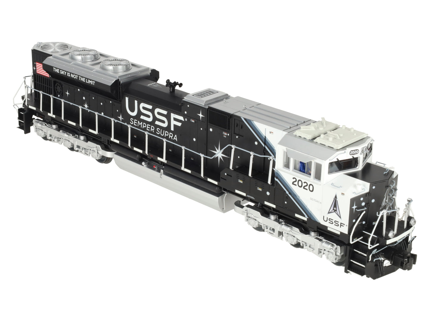Lionel 24338 O Legacy Station United States Space Force SD70ACe Diesel EX/Box