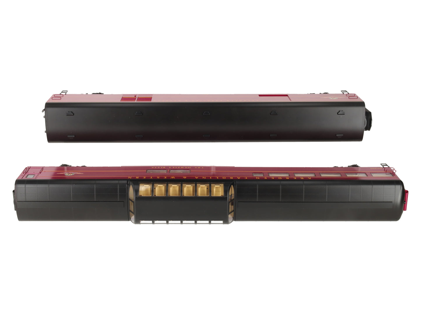 Lionel 2227380 O Gauge Aberdeen Carolina & Western 21" Passenger Cars (Set of 2) VG/Box