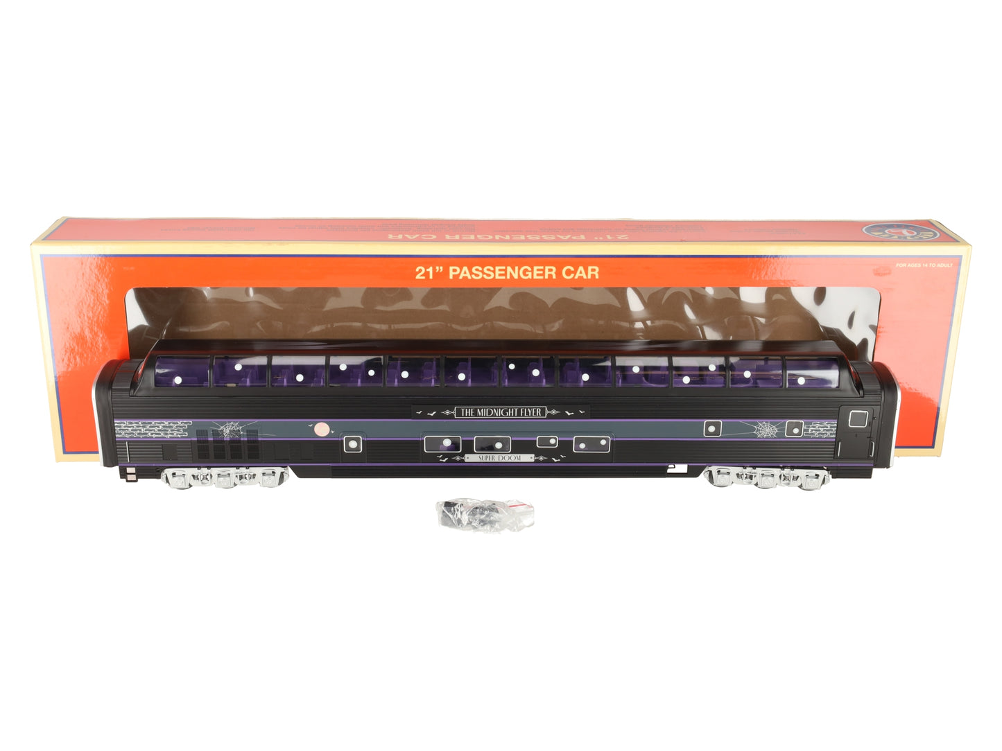 Lionel 2527480 O Gauge Halloween Doom Liner 21" SS Doom Car EX/Box