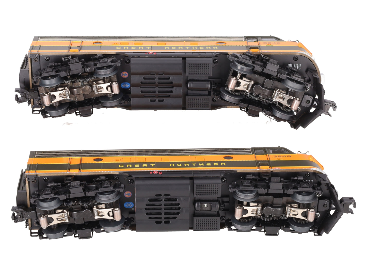 Lionel 2433200 O GN Legacy F7 AA Diesel Locomotive #364A,#364C (Set of 2) EX/Box