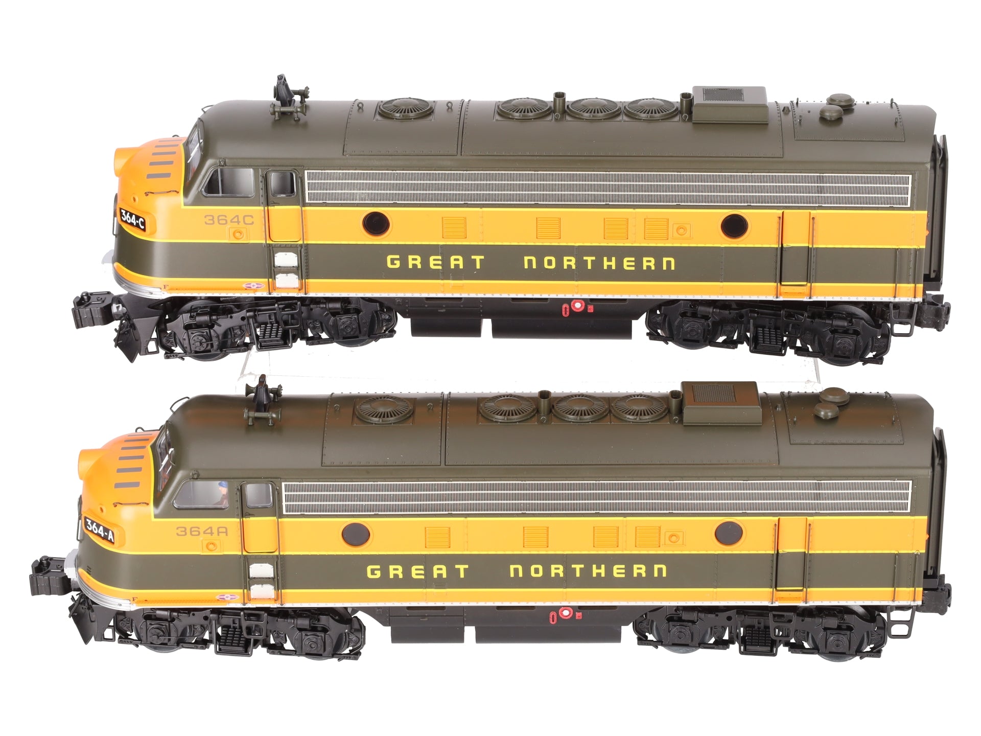 Lionel 2433200 O GN Legacy F7 AA Diesel Locomotive #364A,#364C (Set of 2) EX/Box