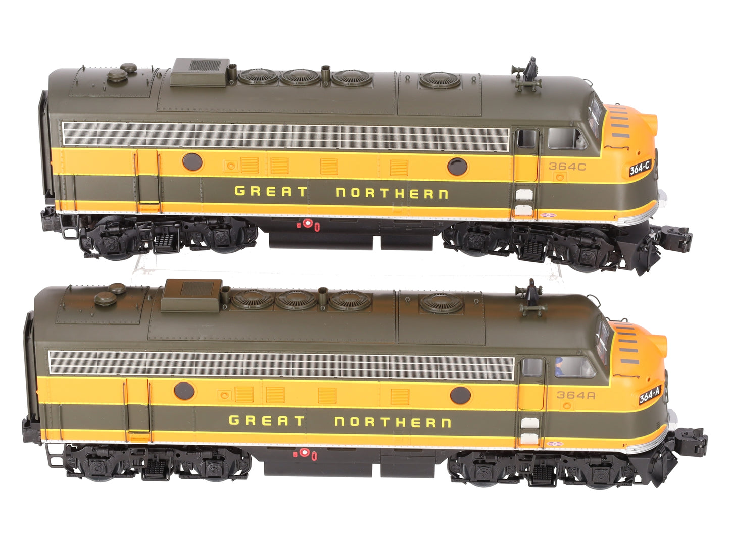 Lionel 2433200 O GN Legacy F7 AA Diesel Locomotive #364A,#364C (Set of 2) EX/Box