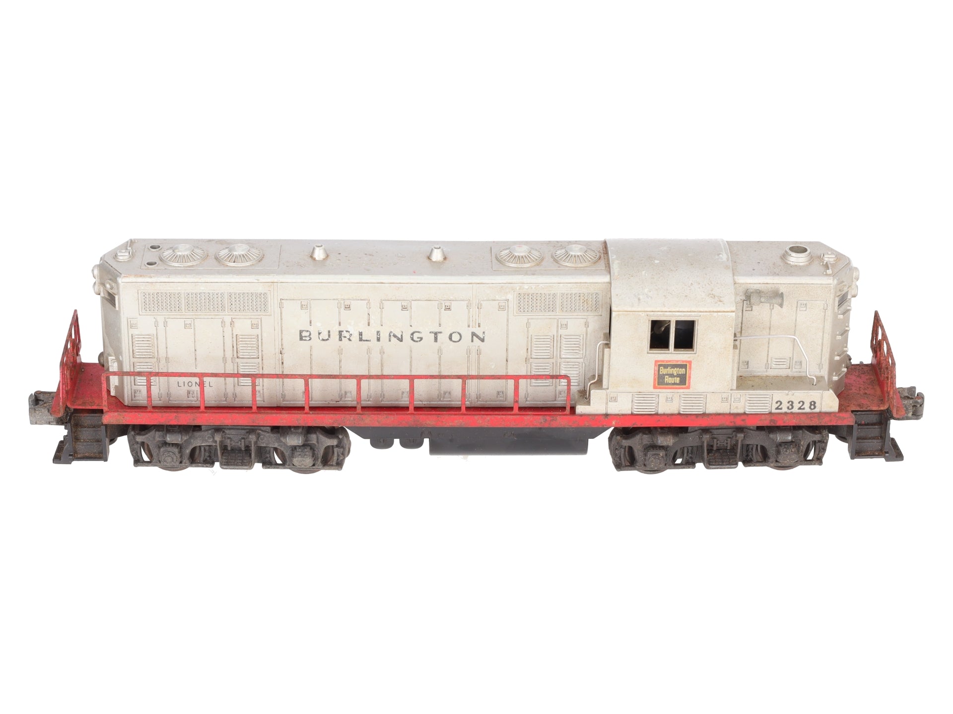 Lionel 2328 Vintage O Burlington GP-7 Powered EMD Diesel Locomotive