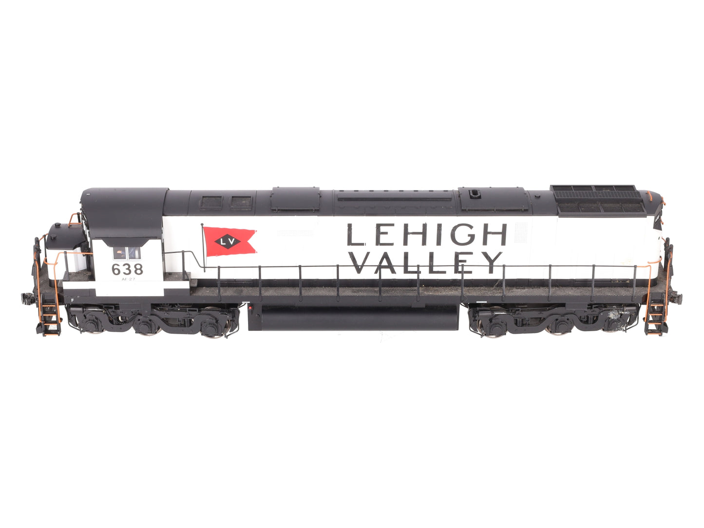 Atlas 1333-4 O Custom Lehigh Valley C628 Diesel Locomotive w/TMCC (2 Rail) #638 VG