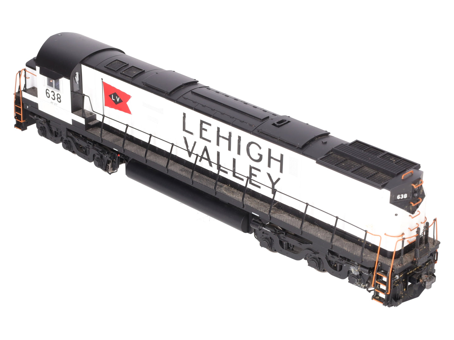 Atlas 1333-4 O Custom Lehigh Valley C628 Diesel Locomotive w/TMCC (2 Rail) #638 VG