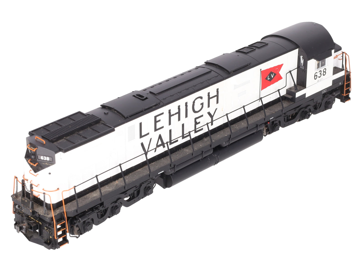 Atlas 1333-4 O Custom Lehigh Valley C628 Diesel Locomotive w/TMCC (2 Rail) #638 VG