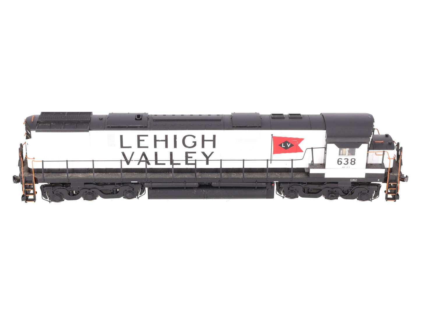 Atlas 1333-4 O Custom Lehigh Valley C628 Diesel Locomotive w/TMCC (2 Rail) #638 VG