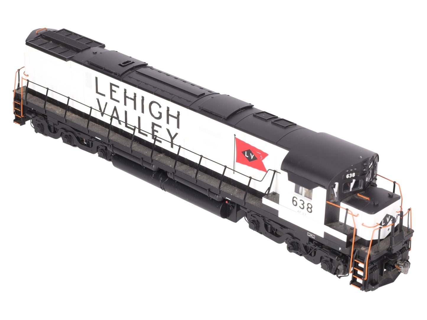 Atlas 1333-4 O Custom Lehigh Valley C628 Diesel Locomotive w/TMCC (2 Rail) #638 VG
