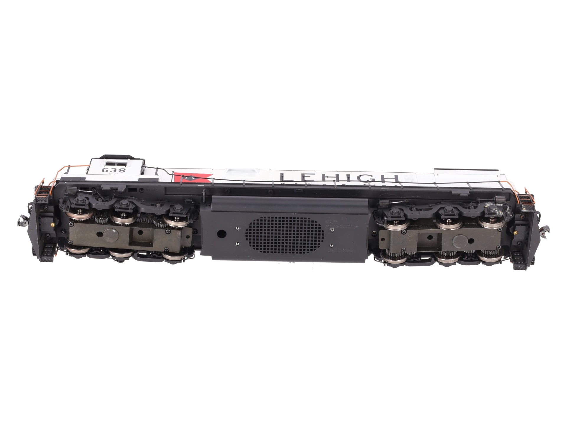 Atlas 1333-4 O Custom Lehigh Valley C628 Diesel Locomotive w/TMCC (2 Rail) #638 VG