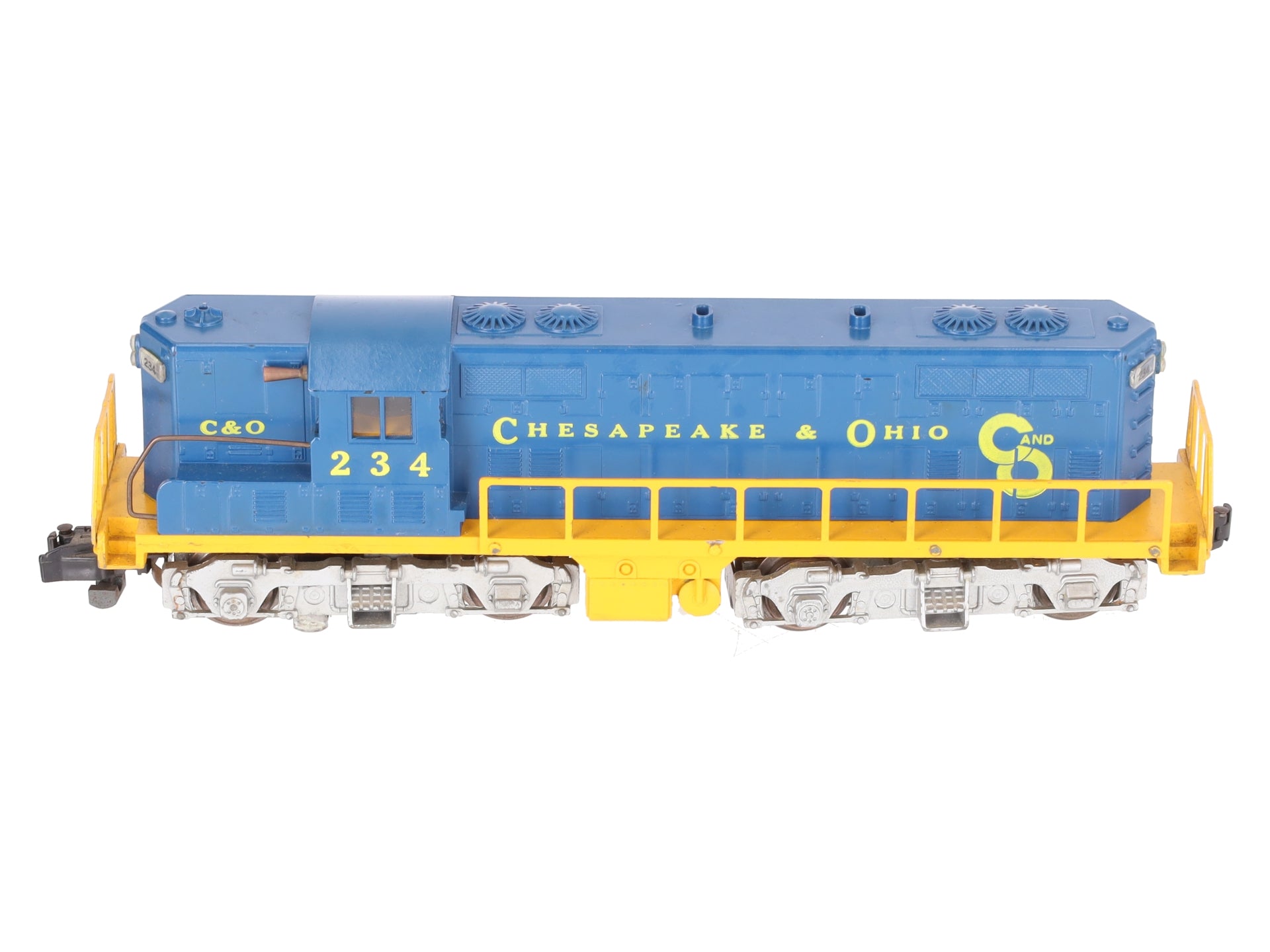 American Flyer 20525 Vintage S Chesapeake & Ohio GP7 Diesel Locomotive #234 VG