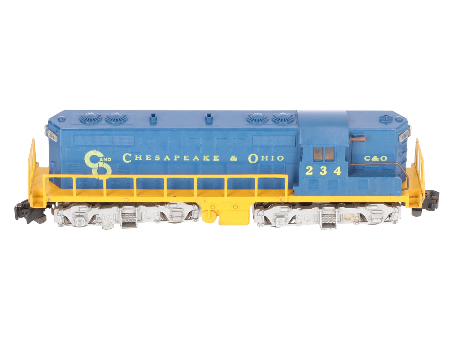 American Flyer 20525 Vintage S Chesapeake & Ohio GP7 Diesel Locomotive #234 VG