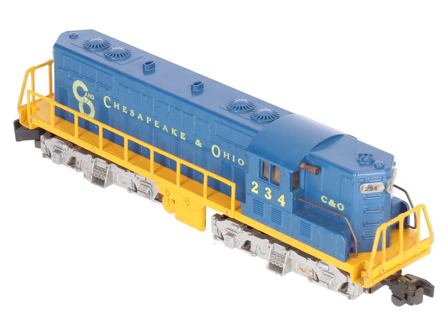 American Flyer 20525 Vintage S Chesapeake & Ohio GP7 Diesel Locomotive #234 VG