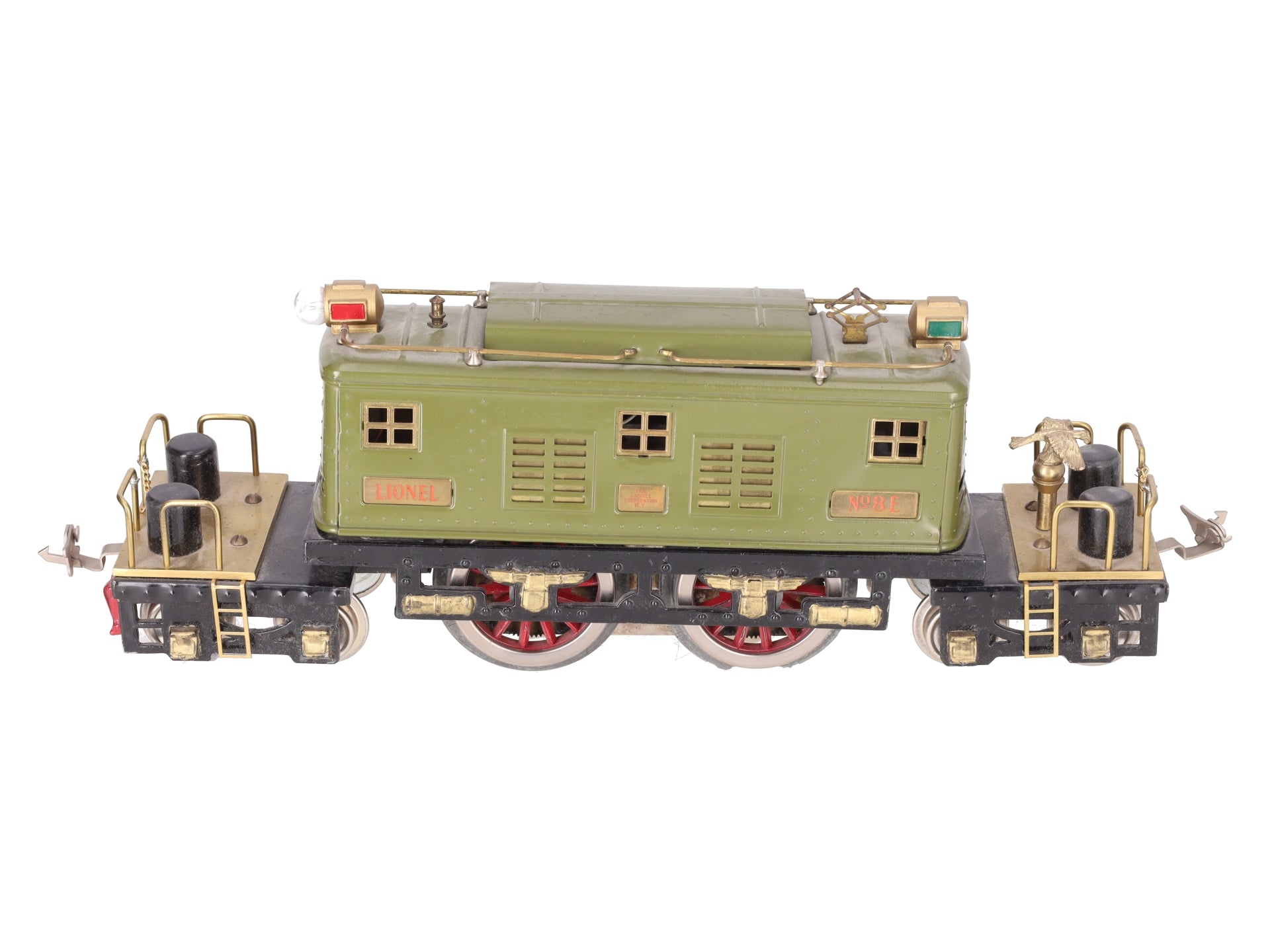 Lionel 8E Vintage Std Gauge Olive 0-4-0 Powered Electric Locomotive - Custom
