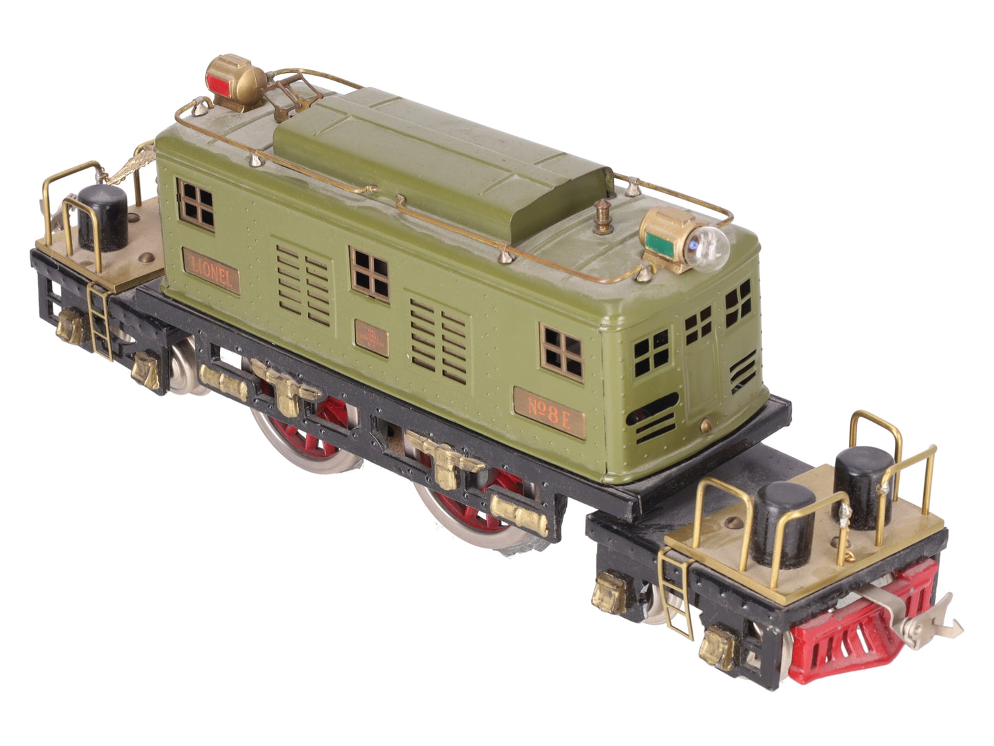 Lionel 8E Vintage Std Gauge Olive 0-4-0 Powered Electric Locomotive - Custom