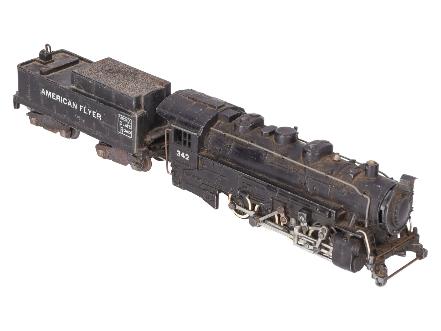 American Flyer 342AC S Nickel Plate Road 0-8-0 Die-Cast Steam Loco & Tender VG