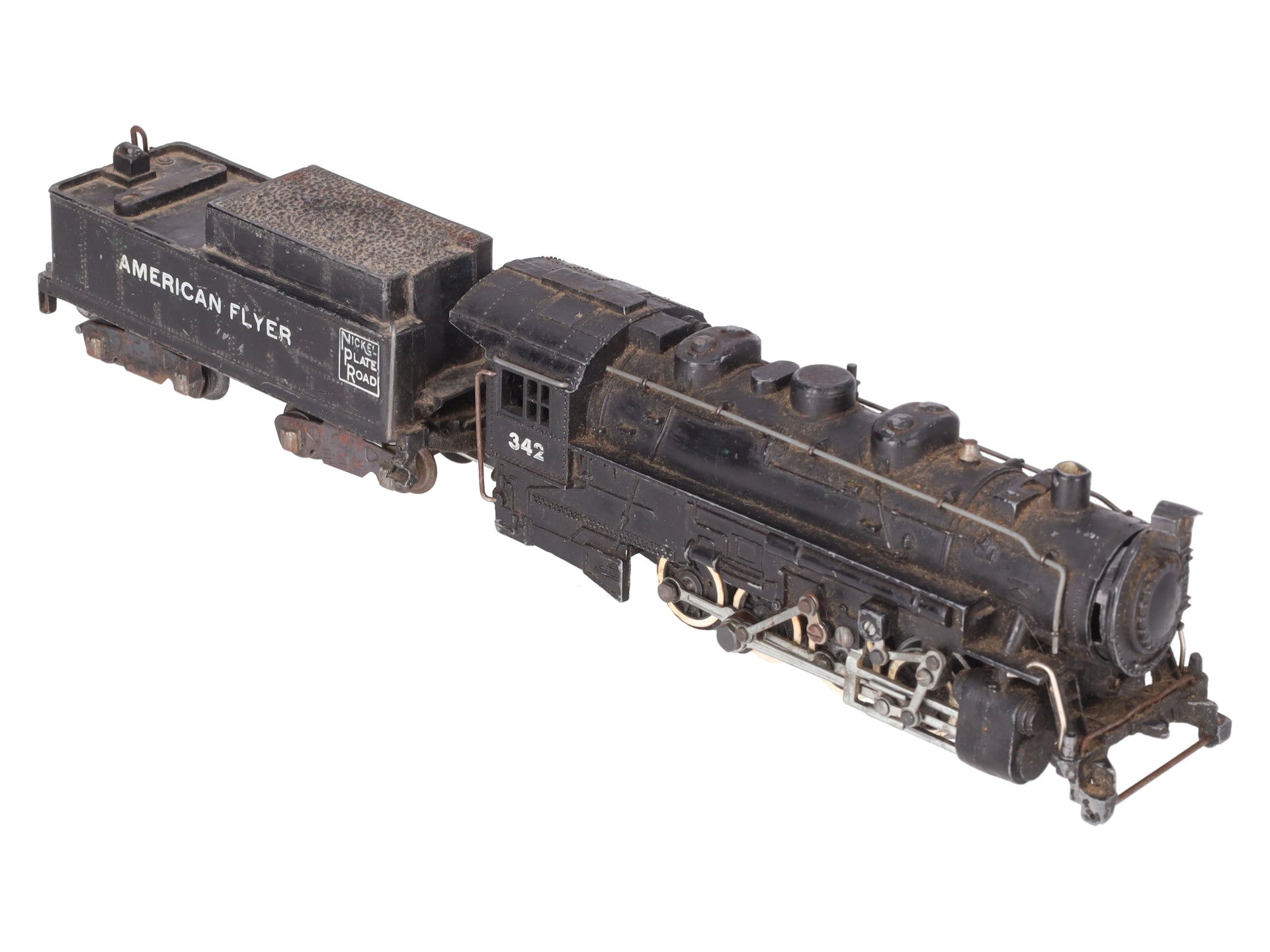 American Flyer 342AC S Nickel Plate Road 0-8-0 Die-Cast Steam Loco & Tender VG