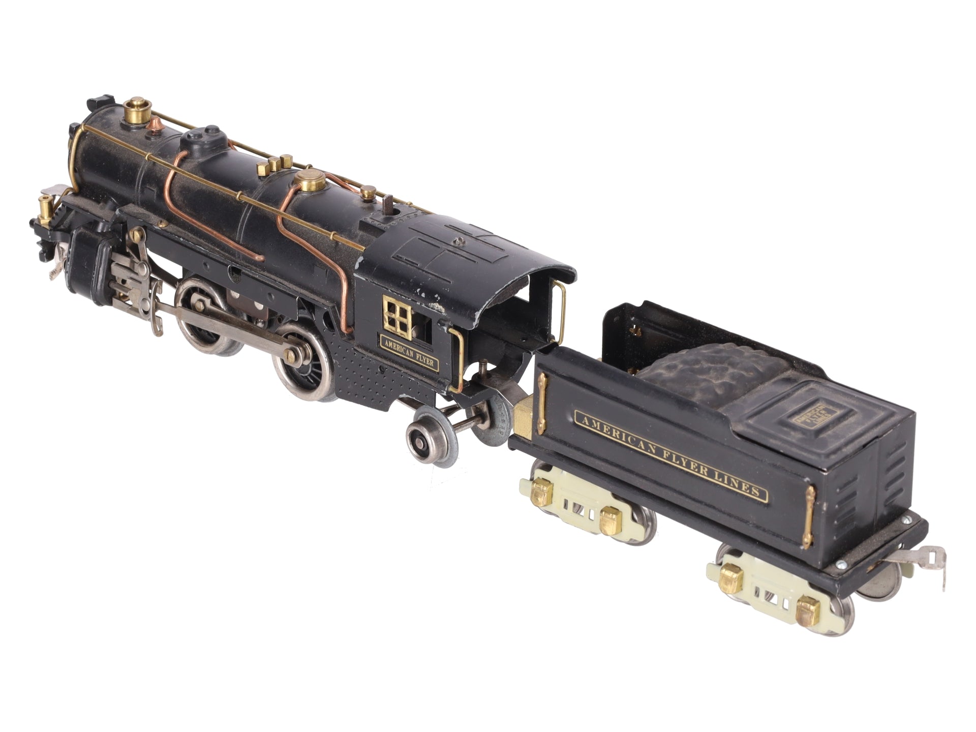 American Flyer 7715 O Vintage 2-4-2 Steam Locomotive & 3199 Tender