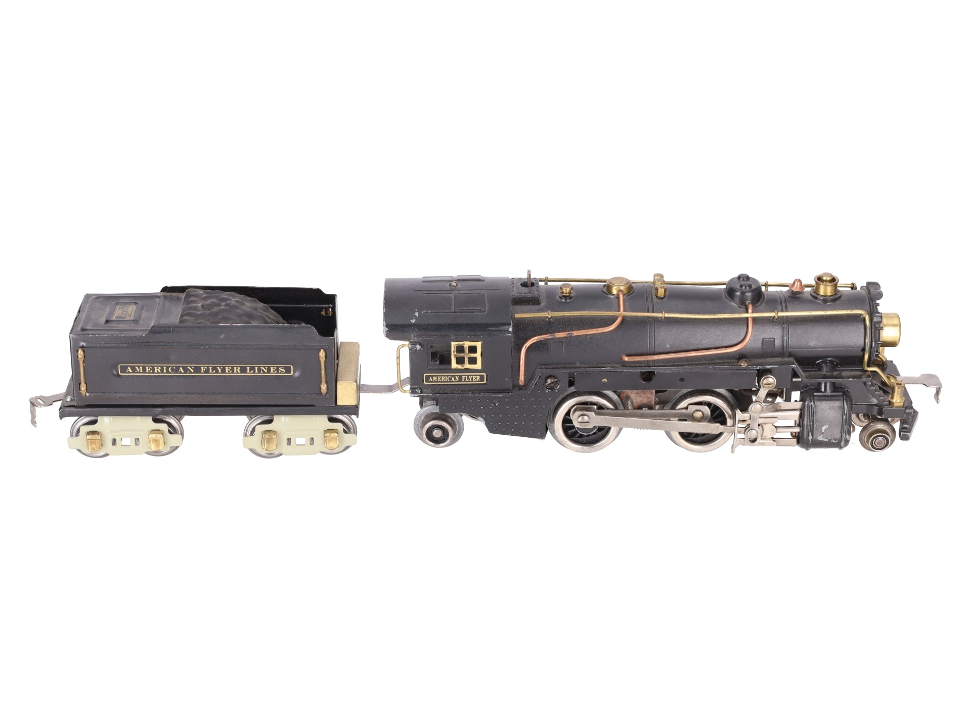 American Flyer 7715 O Vintage 2-4-2 Steam Locomotive & 3199 Tender