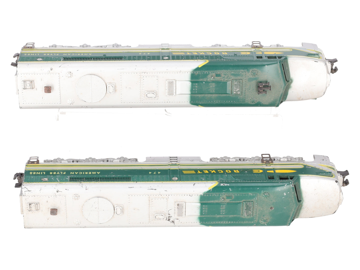 American Flyer 475 Vintage S Rocket PA-1 AA Diesel Locomotive Set VG