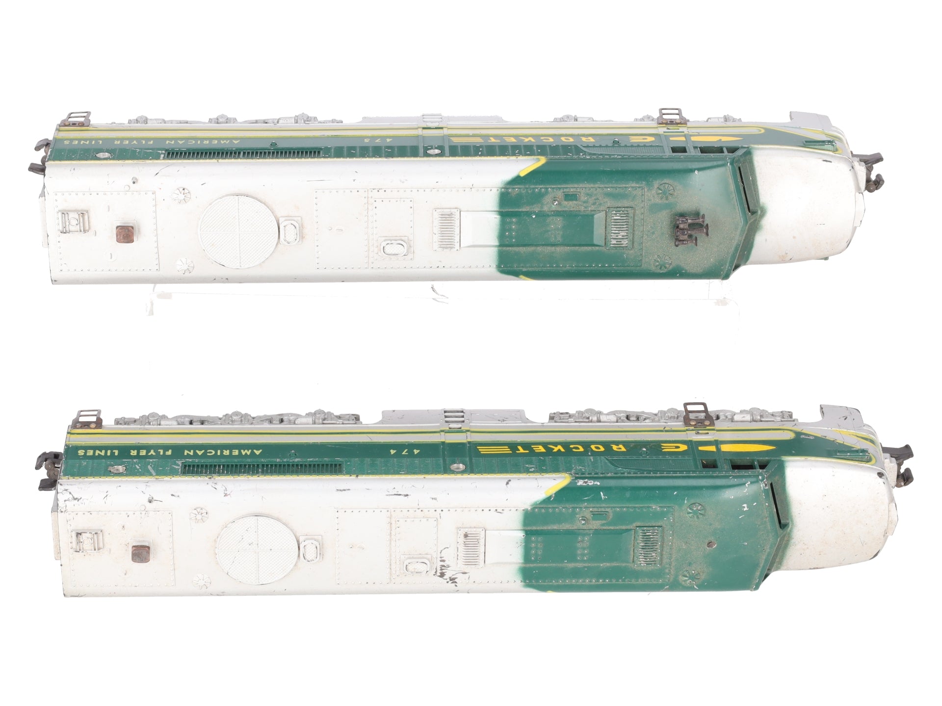 American Flyer 475 Vintage S Rocket PA-1 AA Diesel Locomotive Set VG