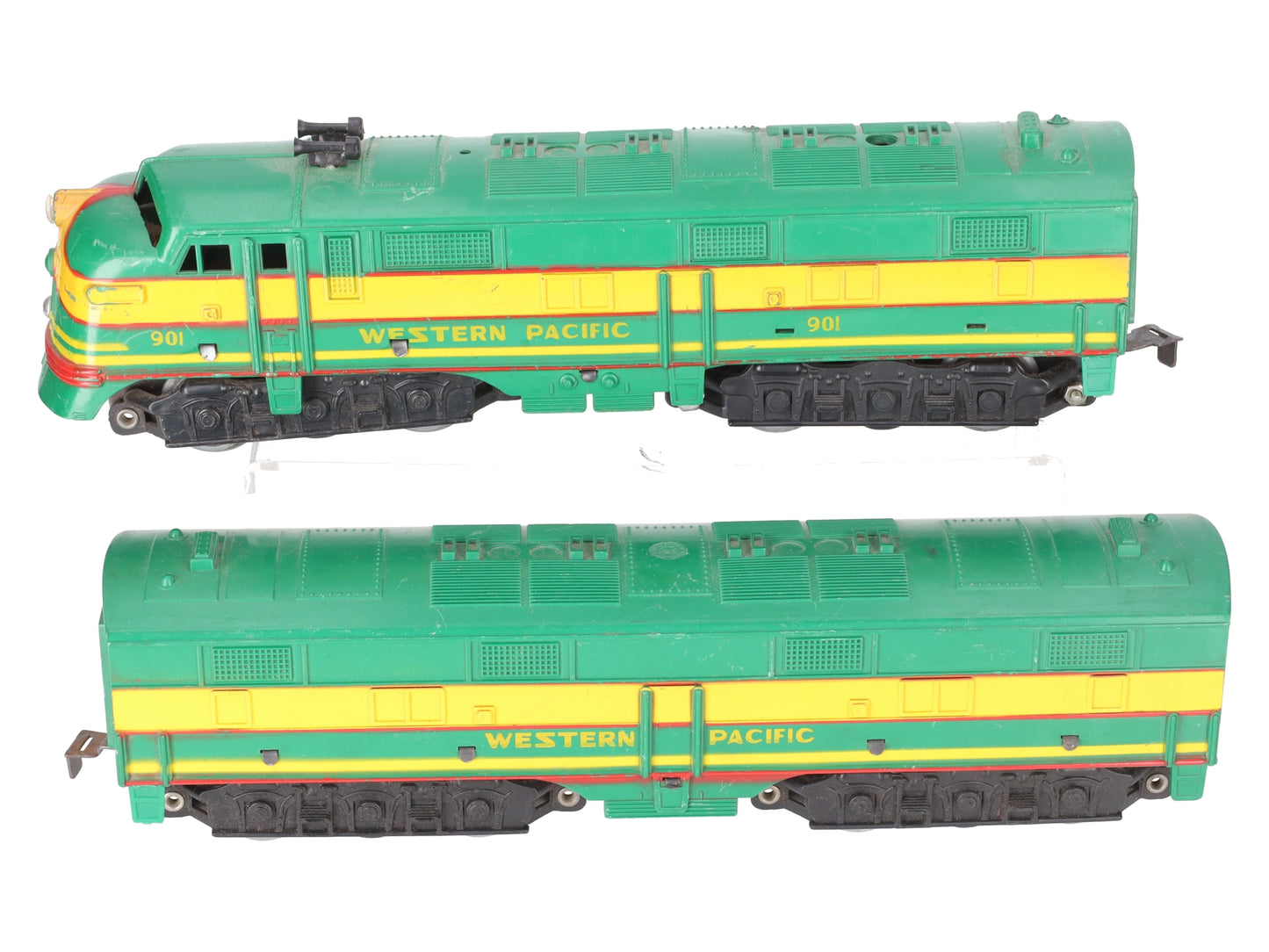 Marx 901 Vintage O Western Pacific F3 AB Diesel Set VG