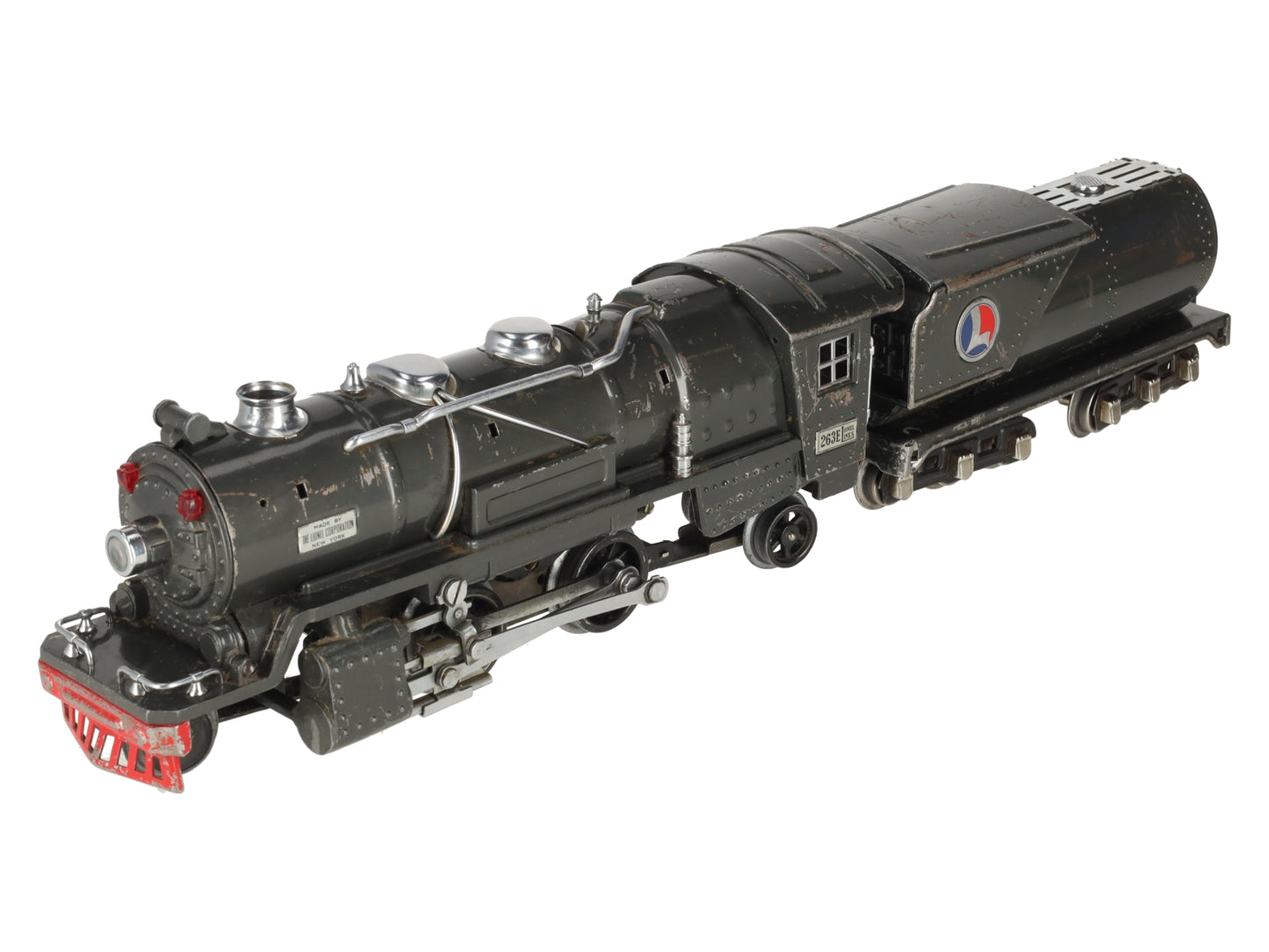 Lionel 263E Vintage O Prewar Tinplate Steam Locomotive & Tender VG