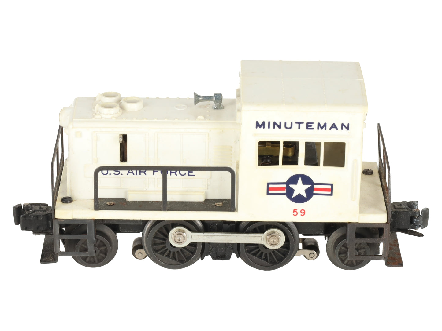 Lionel 59 Vintage O Air Force Minuteman 2-4-2 Gas Turbine Switcher VG