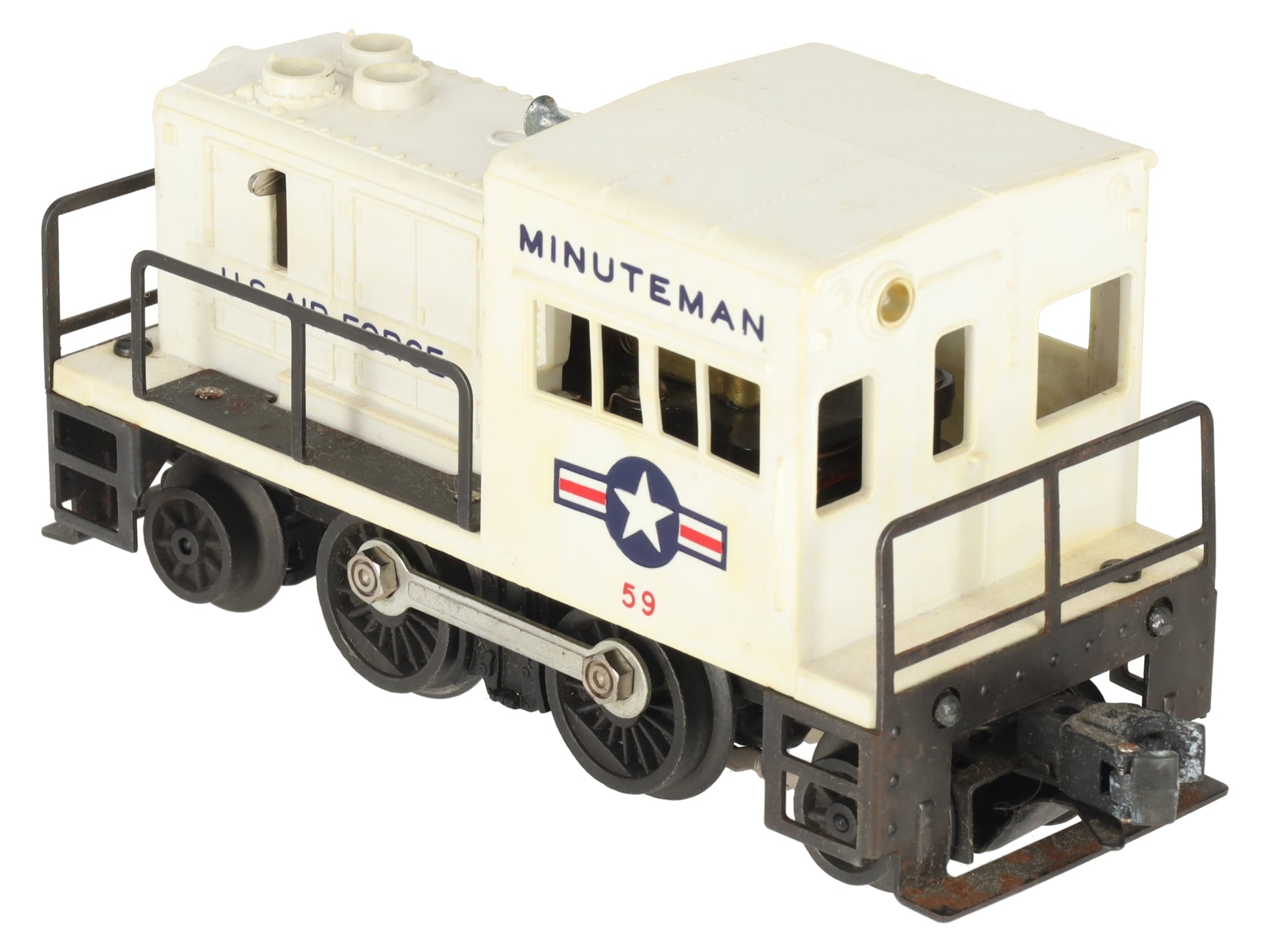 Lionel 59 Vintage O Air Force Minuteman 2-4-2 Gas Turbine Switcher VG