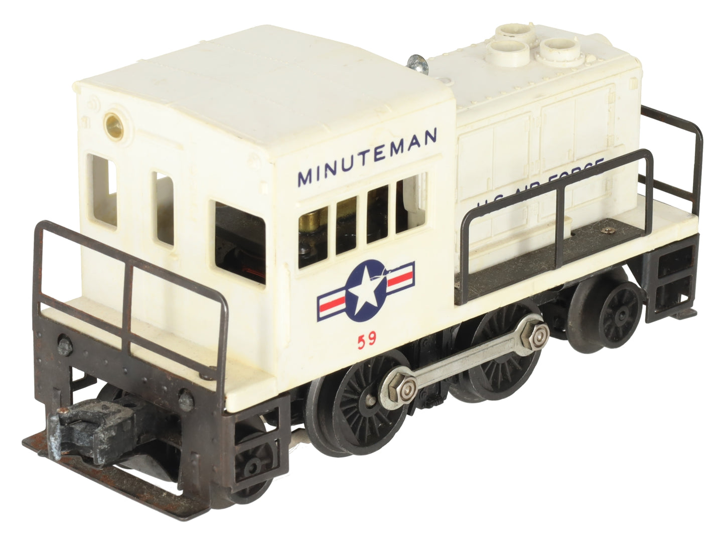 Lionel 59 Vintage O Air Force Minuteman 2-4-2 Gas Turbine Switcher VG