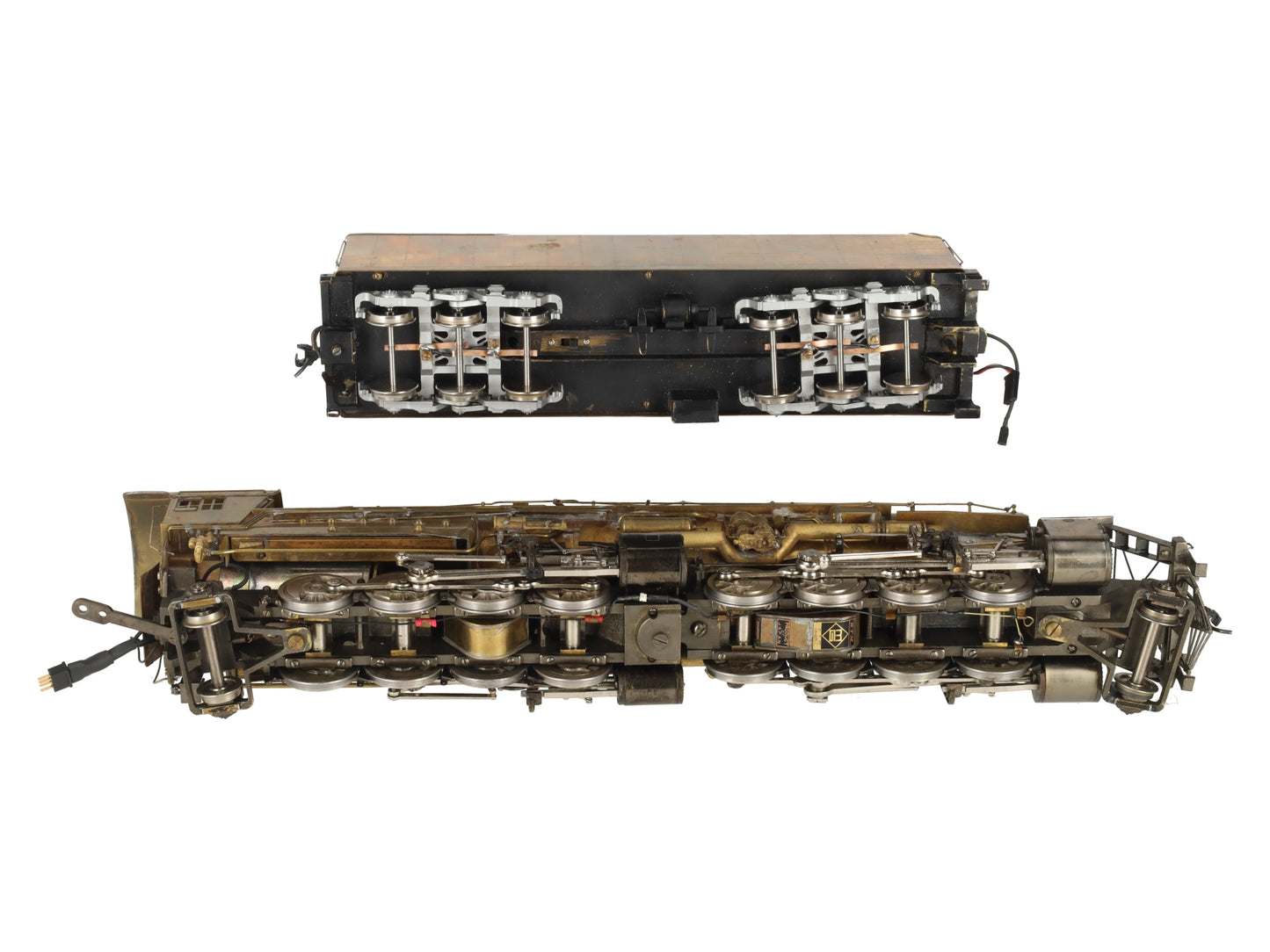 Max Gray O Scale 2-Rail Brass N&W Y-6b Steam Locomotive & Tender EX