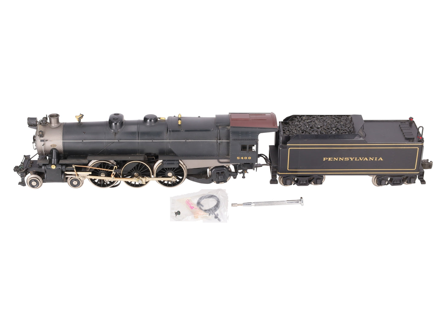 Williams 5000 O Gauge BRASS PRR 4-6-2 K4S Pacific Steam & Tender #5400 (3-Rail) VG