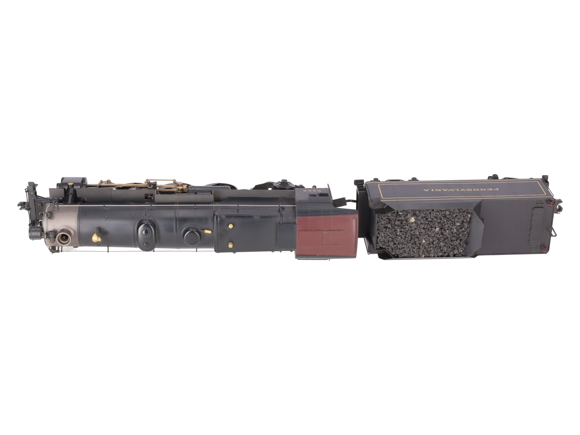 Williams 5000 O Gauge BRASS PRR 4-6-2 K4S Pacific Steam & Tender #5400 (3-Rail) VG