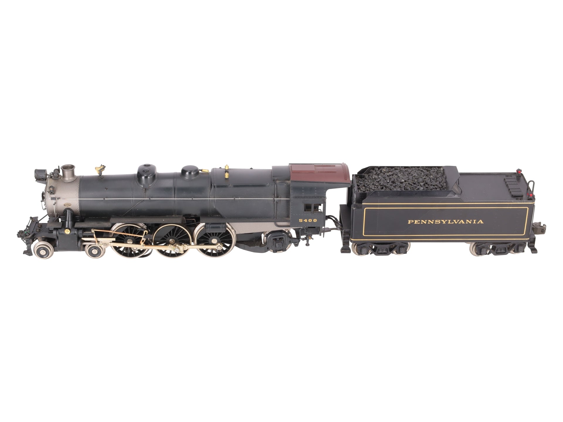 Williams 5000 O Gauge BRASS PRR 4-6-2 K4S Pacific Steam & Tender #5400 (3-Rail) VG