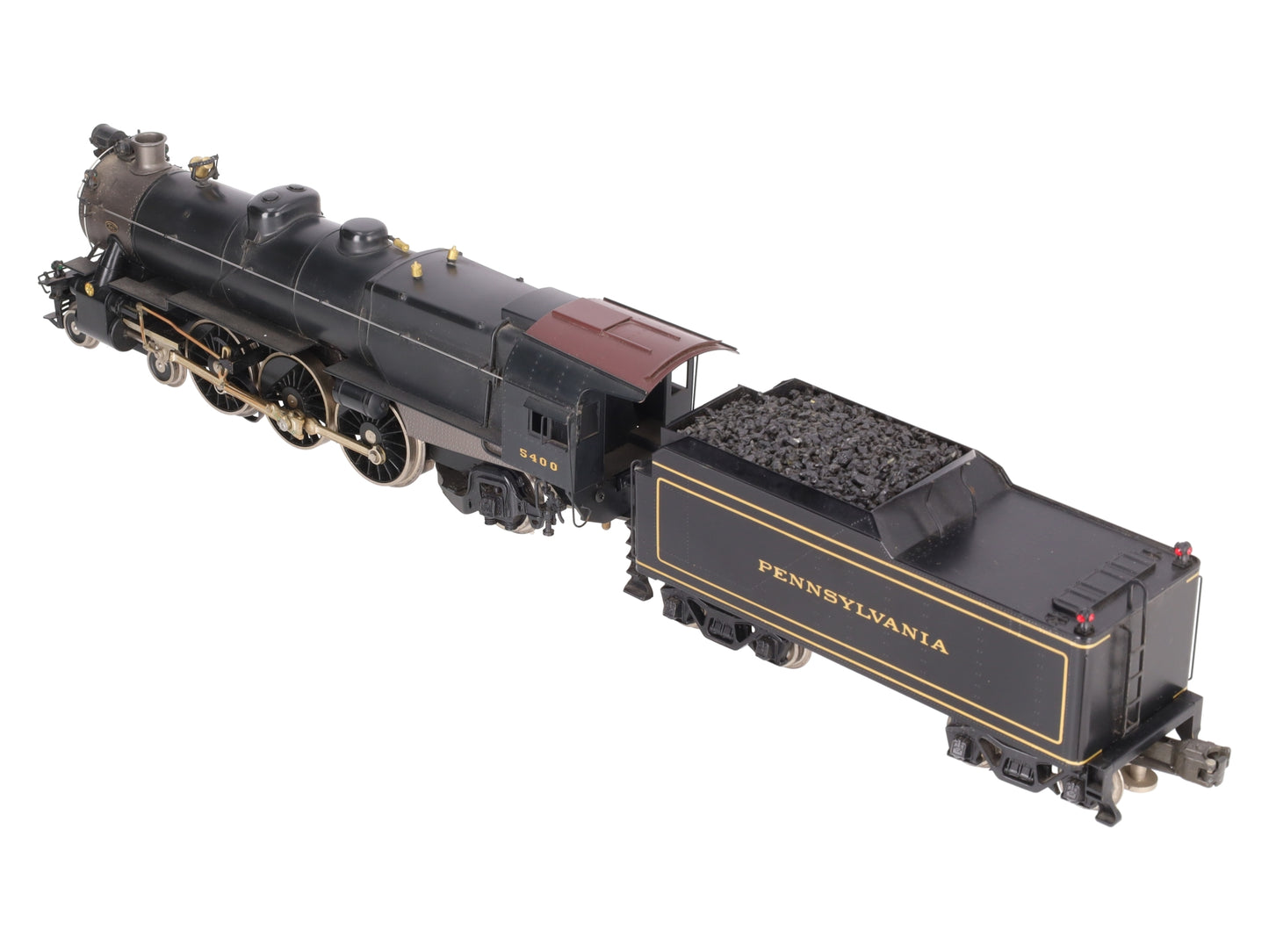 Williams 5000 O Gauge BRASS PRR 4-6-2 K4S Pacific Steam & Tender #5400 (3-Rail) VG
