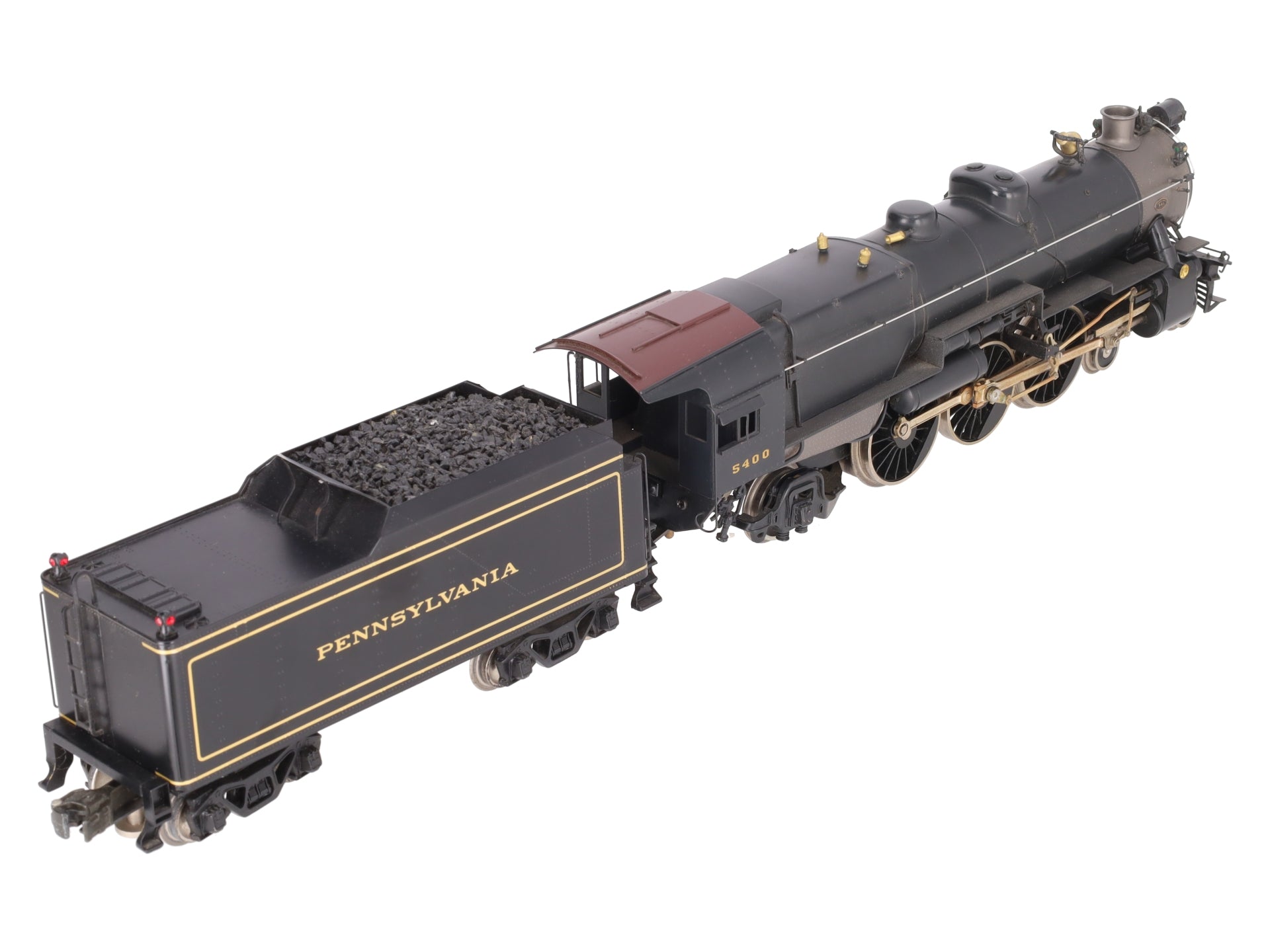 Williams 5000 O Gauge BRASS PRR 4-6-2 K4S Pacific Steam & Tender #5400 (3-Rail) VG